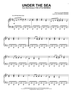 Under The Sea [Jazz version] von Alan Menken (Download) 