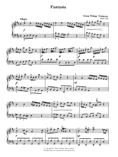 Fantasia von Georg Philipp Telemann (Download) 