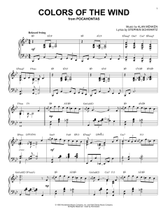 Colors Of The Wind [Jazz version] von Vanessa Williams (Download) 