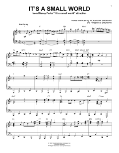 It's A Small World [Jazz version] von Robert B. Sherman (Download) 