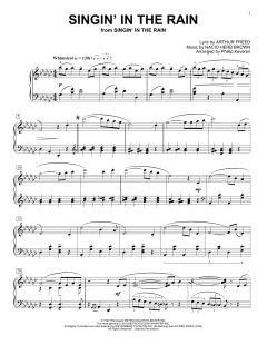 Singin' In The Rain von Arthur Freed (Download) 