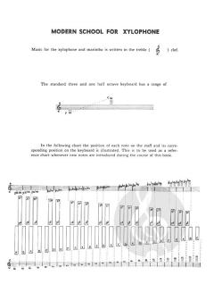 Modern School for Xylophone, Marimba, Vibraphone von Morris Goldenberg 