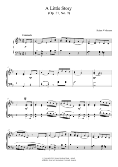 A Little Story Op. 27, No. 9 von Robert Volkmann (Download) 