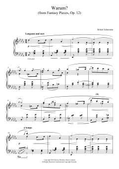 Warum? (From Fantasy Pieces Op. 12) von Robert Schumann (Download) 