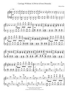 Carriage Without A Driver von Philip Glass (Download) 