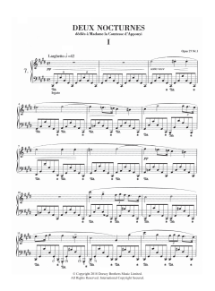 Nocturne in C-Sharp Minor, Op.27, No.1 von Frédéric Chopin (Download) 