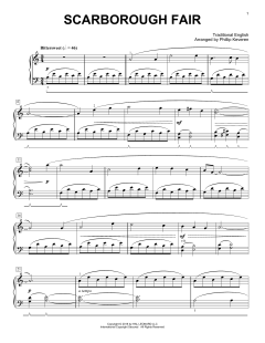 Scarborough Fair [Classical version] von Traditional English (Download) 