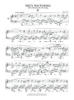Nocturne In E Flat Major, Op.55, No.2 von Frédéric Chopin (Download) 