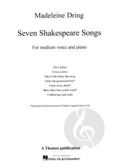 Seven Shakespeare Songs Vol. I von Madeleine Dring 