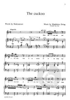 Seven Shakespeare Songs Vol. I von Madeleine Dring 