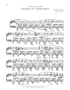 Nocturne, Op. 27, No. 1 (Download) 