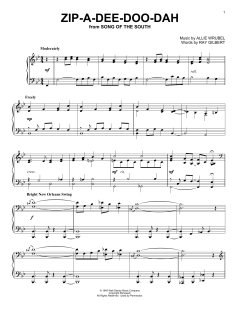 Zip-A-Dee-Doo-Dah von Ray Gilbert (Download) 