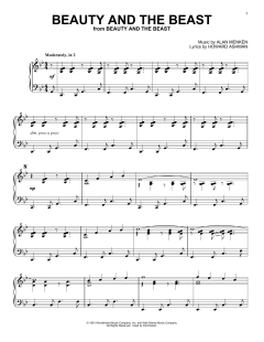 Beauty And The Beast von Alan Menken (Download) 