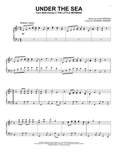 Under The Sea von Alan Menken (Download) 