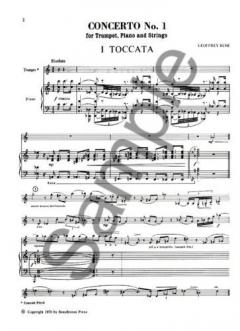 Concerto No. 1 Trumpet/Piano im Alle Noten Shop kaufen