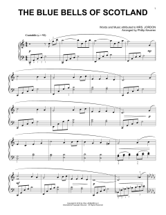 The Blue Bells Of Scotland von Mrs. Jordon (Download) 