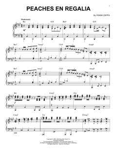 Peaches En Regalia von Frank Zappa (Download) 
