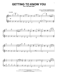 Getting To Know You von Rodgers & Hammerstein (Download) 