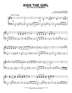 Kiss The Girl von Alan Menken (Download) 