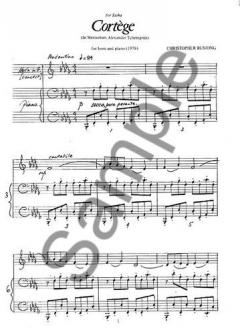 Cortege And Toccata von Christopher Bunting für Horn und Klavier