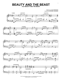 Beauty And The Beast von Alan Menken (Download) 