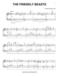 The Friendly Beasts von Traditional English Carol (Download) 