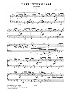 Intermezzo in B Flat Minor Op. 117 No. 2 (Download) 