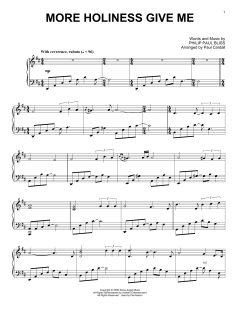 More Holiness Give Me von Philip Paul Bliss (Download) 