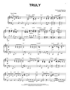Truly [Jazz version] von Lionel Richie (Download) 