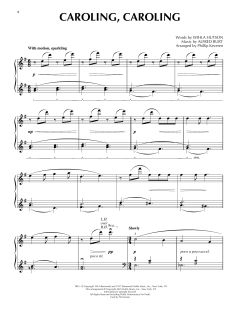 Caroling, Caroling [Jazz version] von Alfred Burt (Download) 