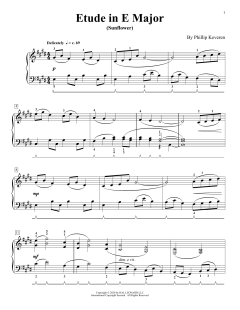 Etude In E Major (Sunflower) (Download) 