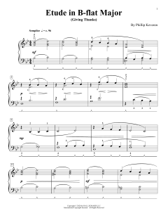 Etude In B-Flat Major (Giving Thanks) (Download) 