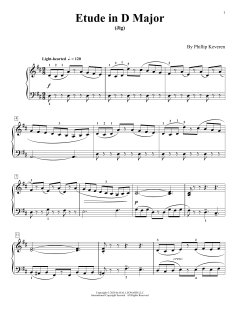 Etude In D Major (Jig) (Download) 