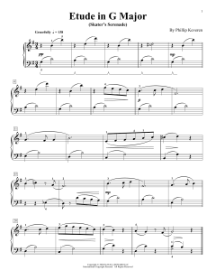 Etude In G Major (Skater's Serenade) (Download) 
