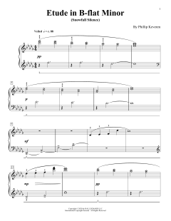 Etude In B-Flat Minor (Snowfall Silence) (Download) 
