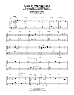 Alice In Wonderland von Bill Evans (Download) 