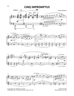 Five Impromptus - IV. Violent (Download) 