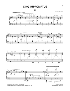 Five Impromptus - II. Allegro Vivace (Download) 
