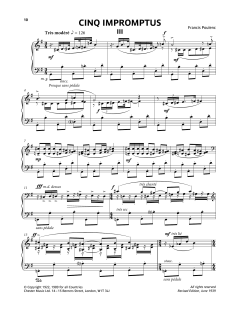 Five Impromptus - III. Tres Modere (Download) 