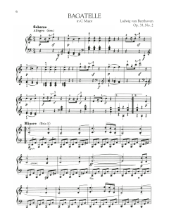 Bagatelle In C Major, Op. 33, No. 2 (Download) 