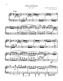 Bagatelle In G Minor, Op. 126, No. 2 (Download) 