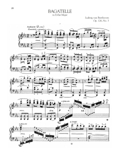Bagatelle In E-Flat Major, Op. 126, No. 3 (Download) 