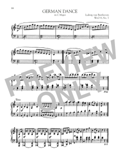 German Dance In C Major, WoO 8, No. 7 (Download) 
