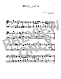 German Dance In G Major, WoO 8, No. 6 (Download) 