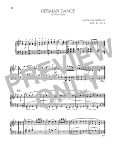 German Dance In B-Flat Major, WoO 13, No. 2 (Download) 
