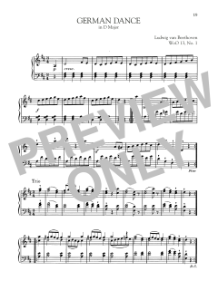 German Dance In D Major, WoO 13, No. 1 (Download) 