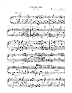 Bagatelle In F Major, Op. 33, No. 3 (Download) 