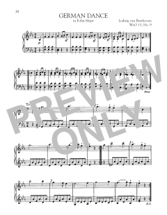 German Dance In E-Flat Major, WoO 13, No. 9 (Download) 