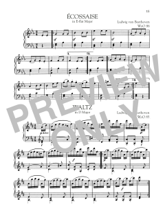 Ecossaise In E-Flat Major, WoO 86 (Download) 