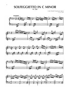 Solfegietto In C Minor, H. 220 (Download) 